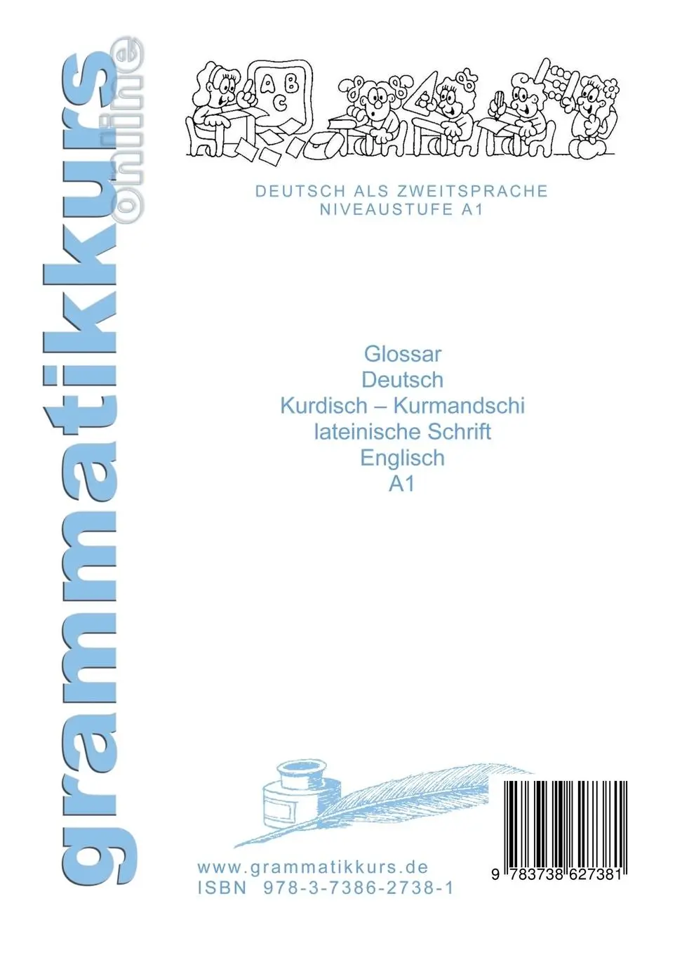 Rückseite: 9783738627381 | Wörterbuch Deutsch - Kurdisch - Kurmandschi - Englisch | Ceylan Türk
