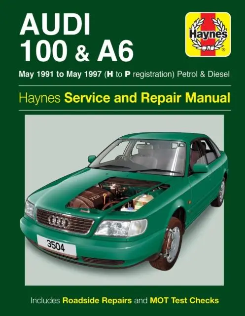Cover: 9780857337481 | Audi 100 &amp; A6 Petrol &amp; Diesel (May 91 - May 97) Haynes Repair Manual