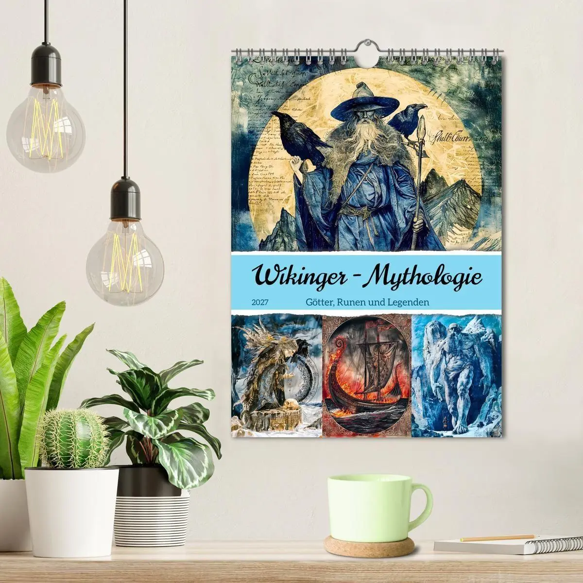 Bild: 9783516927481 | Wikinger - Mythologie - Götter, Runen und Legenden (Wandkalender...