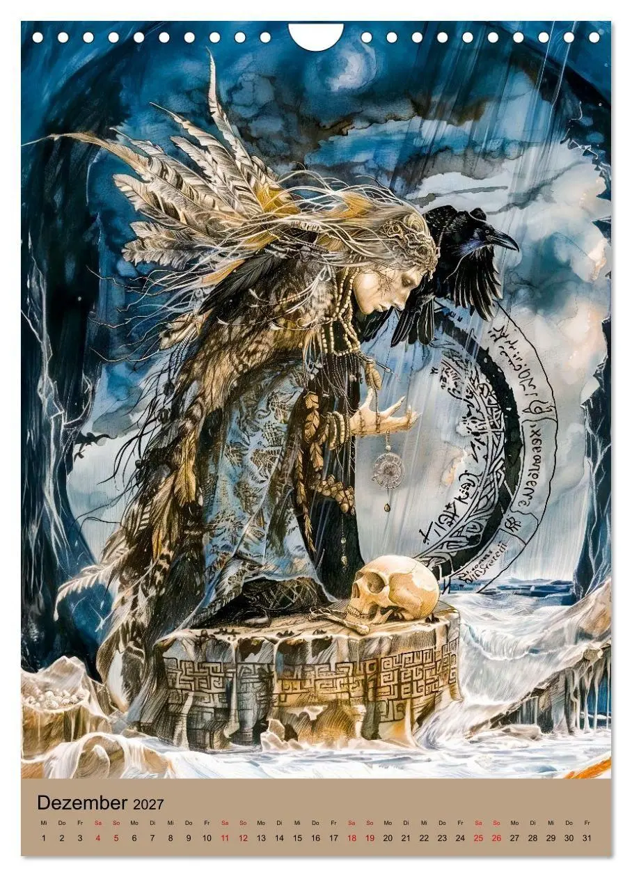 Bild: 9783516927481 | Wikinger - Mythologie - Götter, Runen und Legenden (Wandkalender...