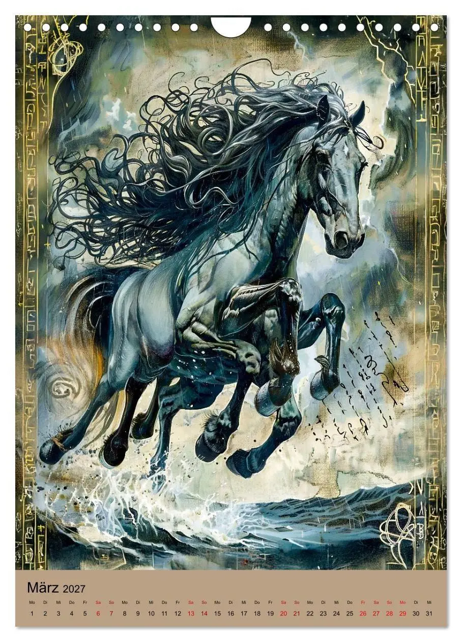 Bild: 9783516927481 | Wikinger - Mythologie - Götter, Runen und Legenden (Wandkalender...
