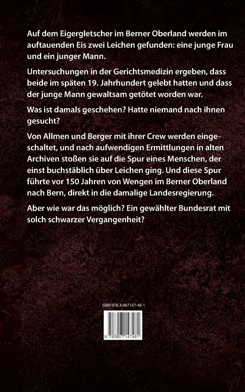 Rückseite: 9783907147481 | Die Spur führt in die Landesregierung | Kriminalroman | Silvia Muster