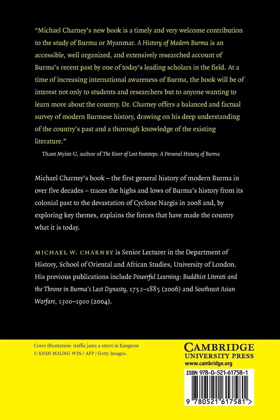 Rückseite: 9780521617581 | A History of Modern Burma | Michael W. Charney | Taschenbuch | 2009