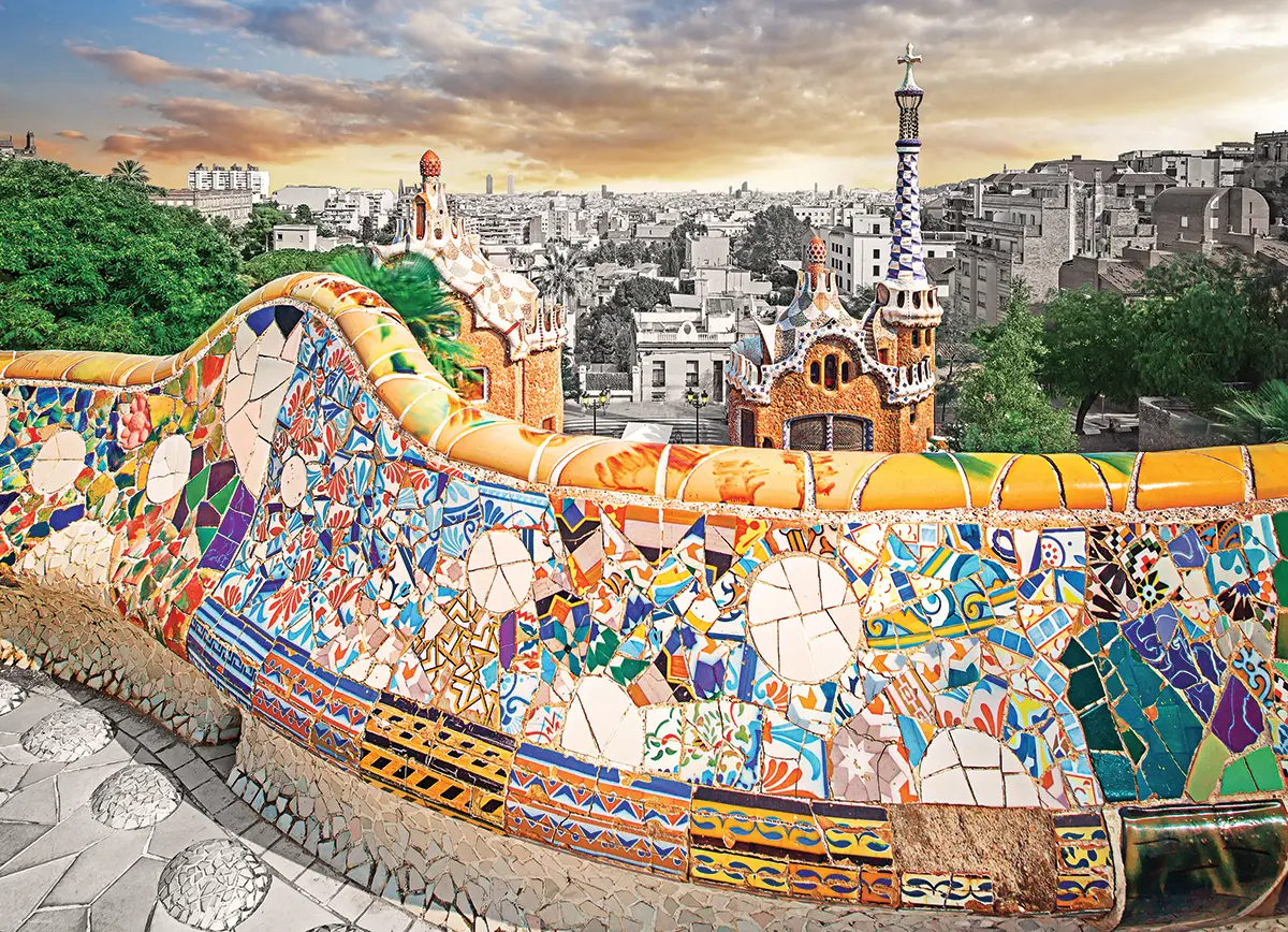 Bild: 628136607681 | Barcelona Park Güell (Puzzle) | Spiel | In Spielebox | Brettspiel