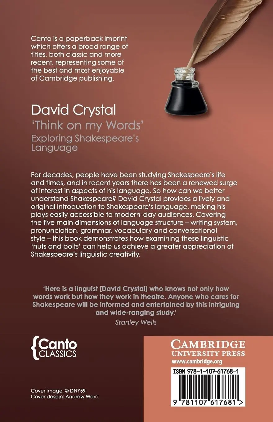 Rückseite: 9781107617681 | Think on my Words | David Crystal | Taschenbuch | Englisch | 2015