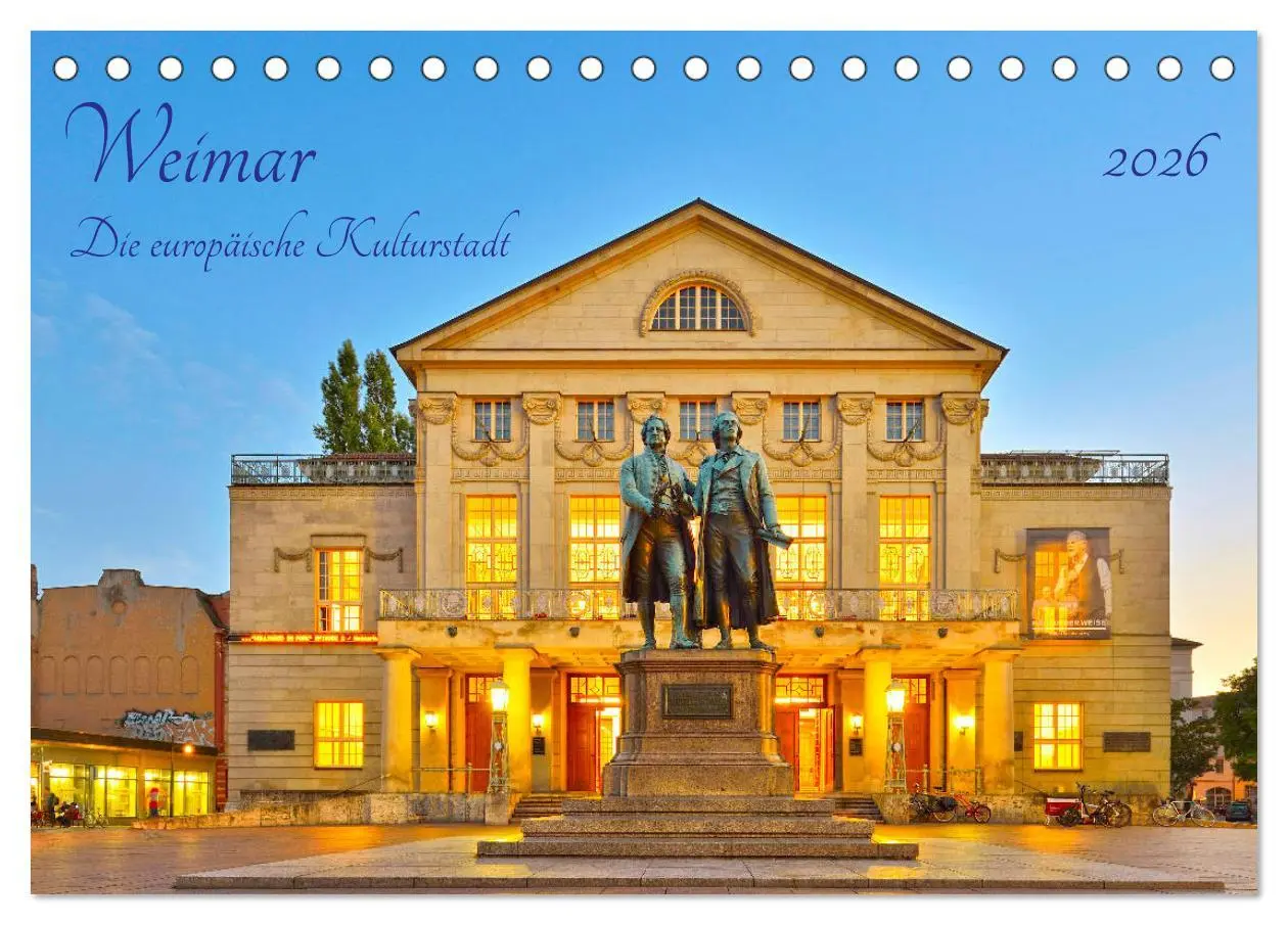 Cover: 9783457677681 | Weimar Die europäische Kulturstadt (Tischkalender 2026 DIN A5...