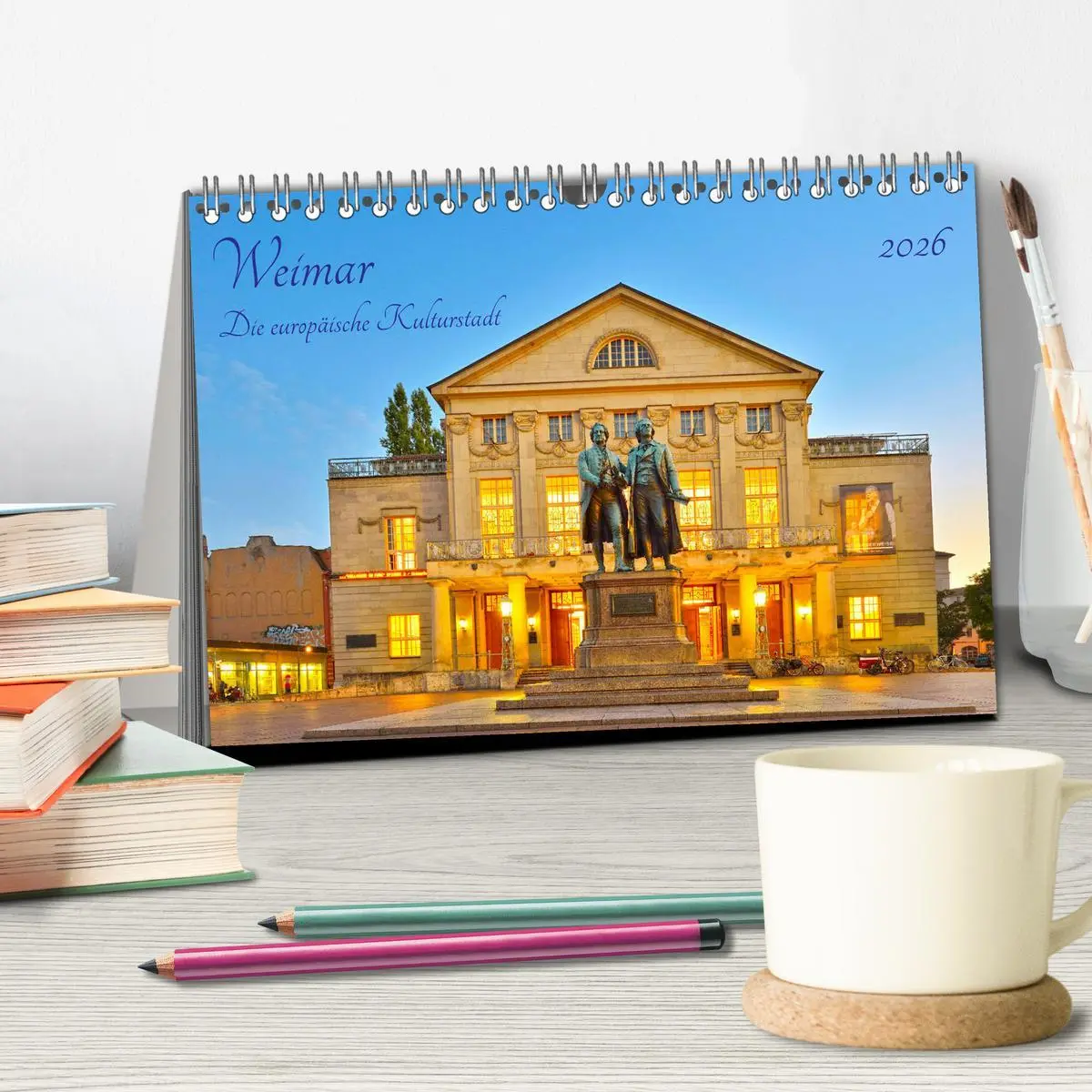 Bild: 9783457677681 | Weimar Die europäische Kulturstadt (Tischkalender 2026 DIN A5...