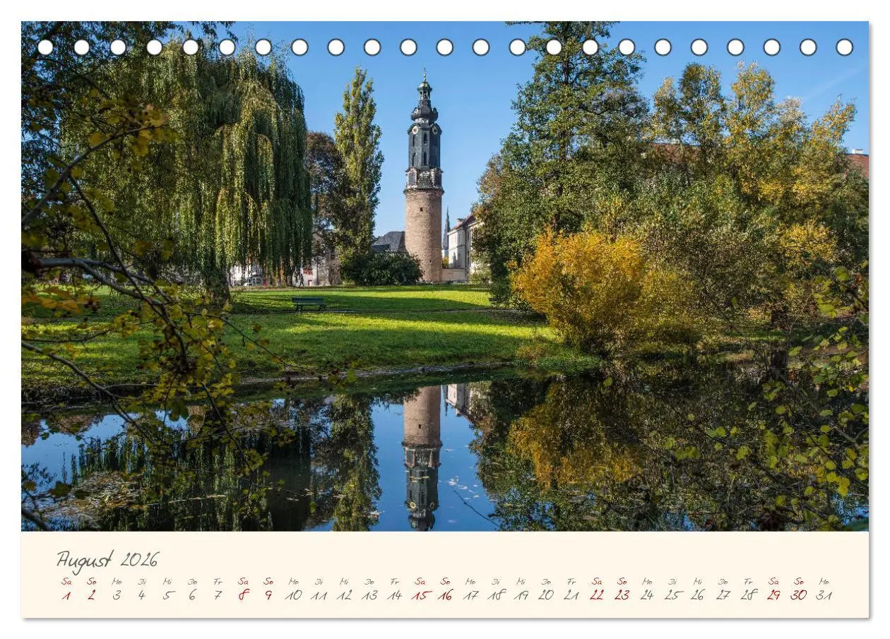 Bild: 9783457677681 | Weimar Die europäische Kulturstadt (Tischkalender 2026 DIN A5...