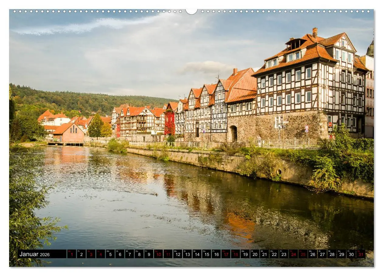 Bild: 9783457747681 | Hann. Mündener Ansichten (hochwertiger Premium Wandkalender 2026...