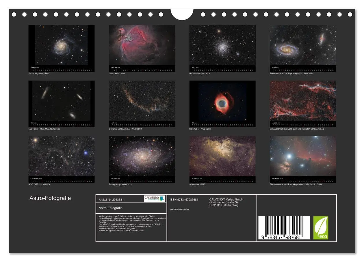 Bild: 9783457987681 | Astro-Fotografie (Wandkalender 2026 DIN A4 quer), CALVENDO...