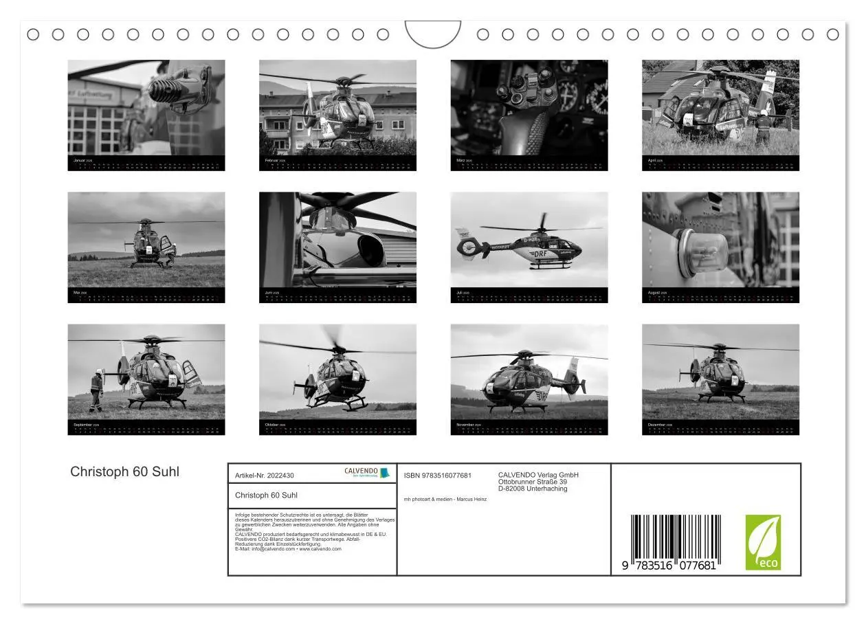 Bild: 9783516077681 | Christoph 60 Suhl (Wandkalender 2026 DIN A4 quer), CALVENDO...