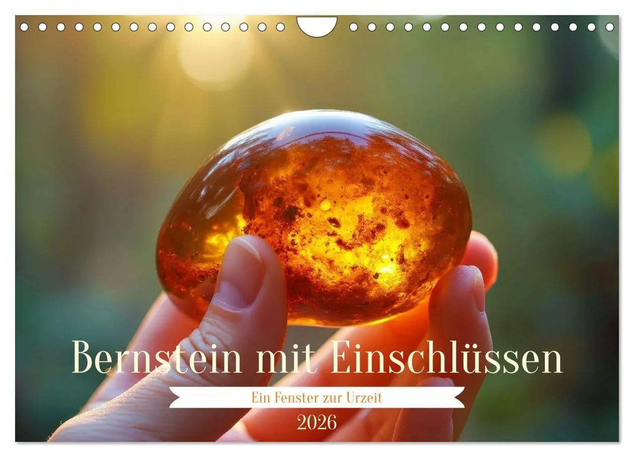 Cover: 9783516697681 | Bernstein mit Einschlüssen (Wandkalender 2026 DIN A4 quer),...