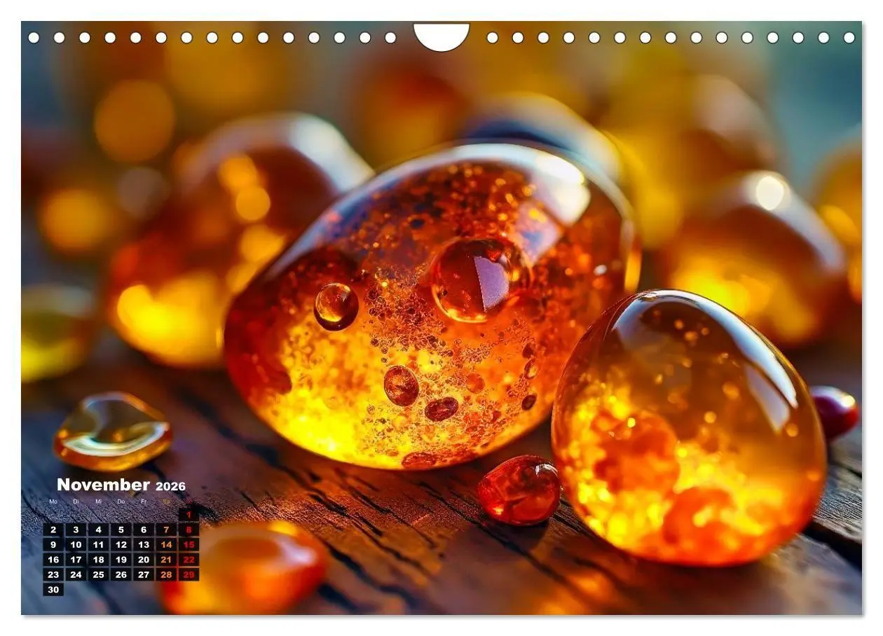 Bild: 9783516697681 | Bernstein mit Einschlüssen (Wandkalender 2026 DIN A4 quer),...