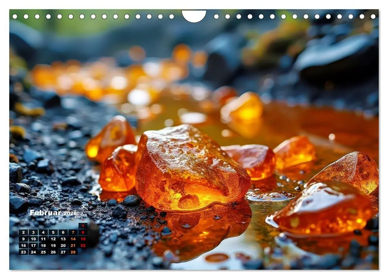 Bild: 9783516697681 | Bernstein mit Einschlüssen (Wandkalender 2026 DIN A4 quer),...