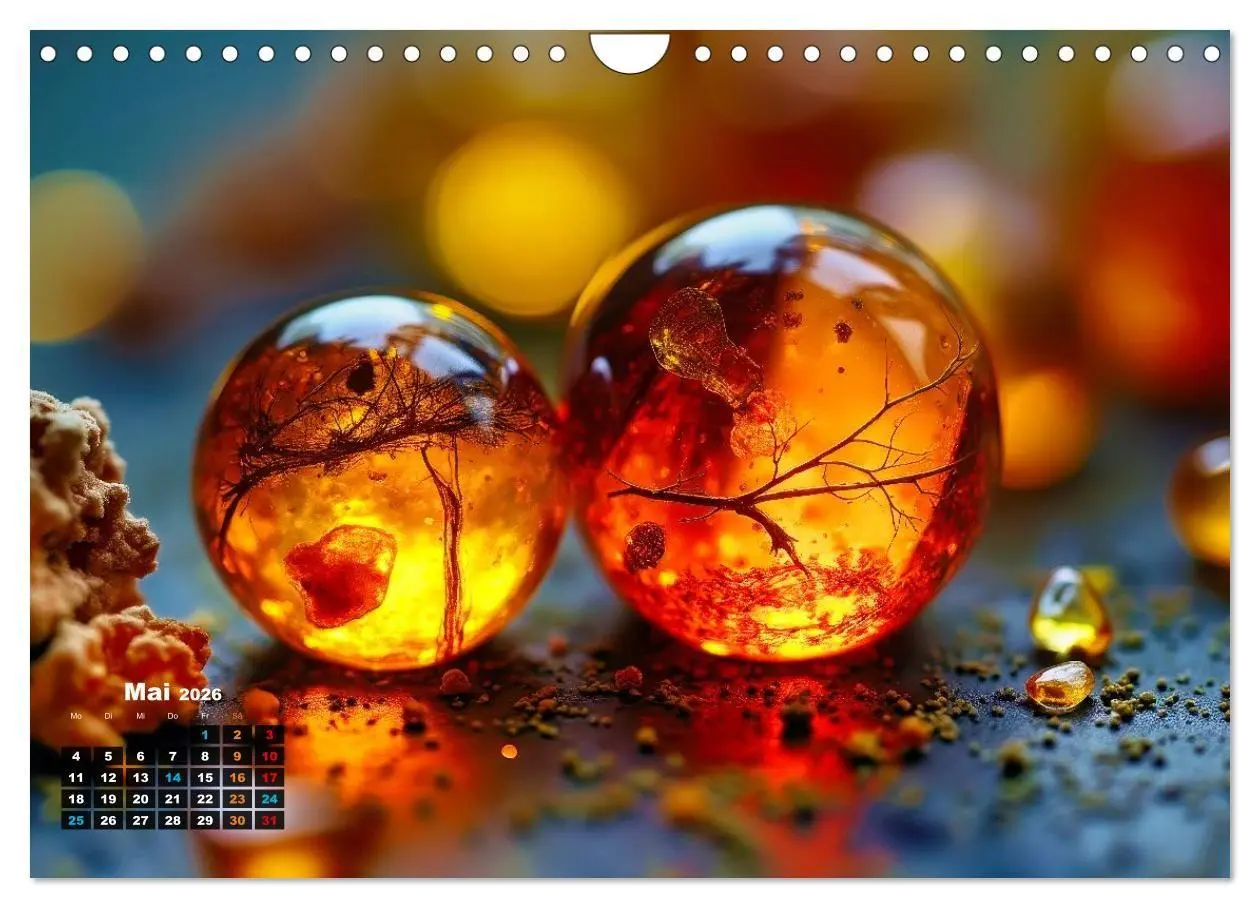 Bild: 9783516697681 | Bernstein mit Einschlüssen (Wandkalender 2026 DIN A4 quer),...
