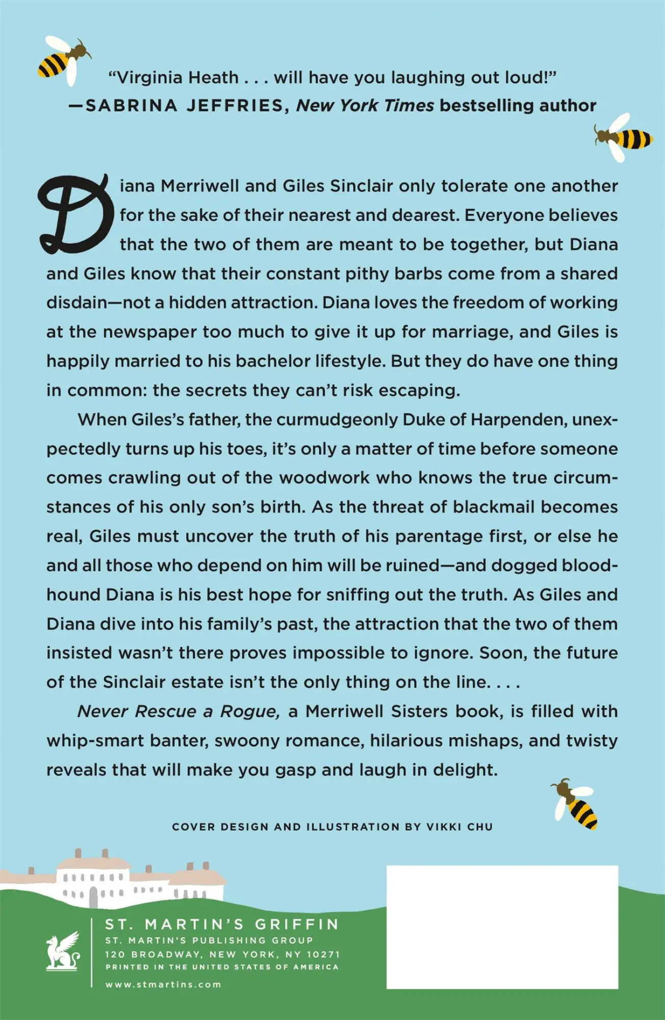 Rückseite: 9781250787781 | Never Rescue a Rogue | Virginia Heath | Taschenbuch | Griffin | 2022
