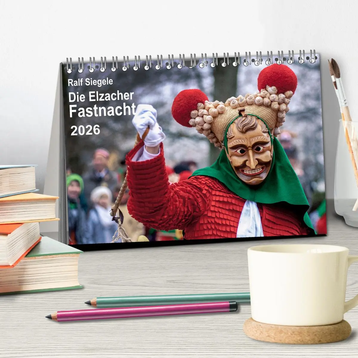 Bild: 9783457667781 | Die Elzacher Fastnacht (Tischkalender 2026 DIN A5 quer), CALVENDO...