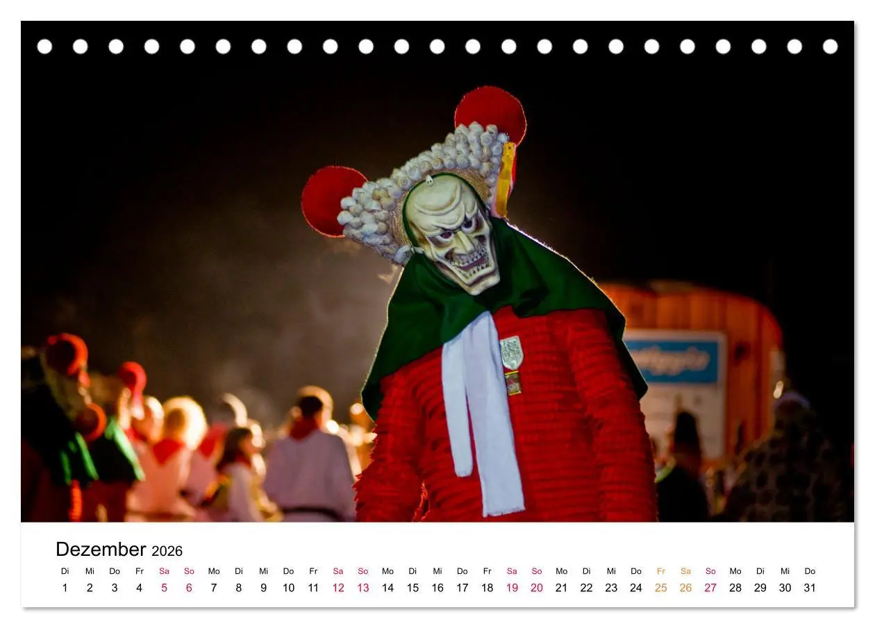 Bild: 9783457667781 | Die Elzacher Fastnacht (Tischkalender 2026 DIN A5 quer), CALVENDO...