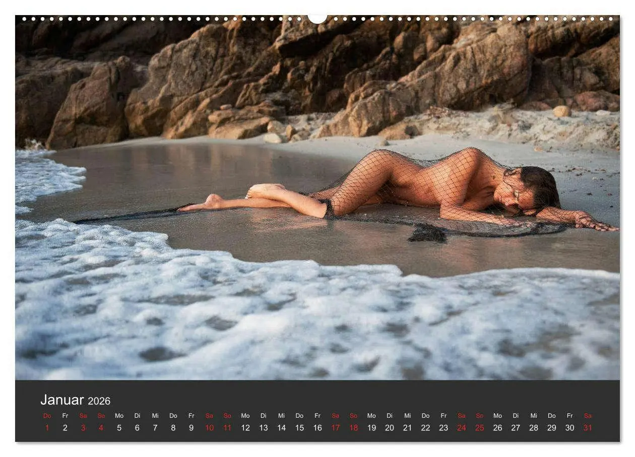 Bild: 9783457807781 | Aktfotografie am Meer (Wandkalender 2026 DIN A2 quer), CALVENDO...