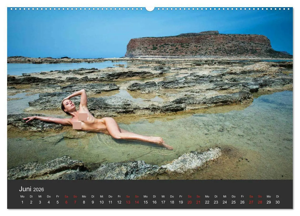 Bild: 9783457807781 | Aktfotografie am Meer (Wandkalender 2026 DIN A2 quer), CALVENDO...
