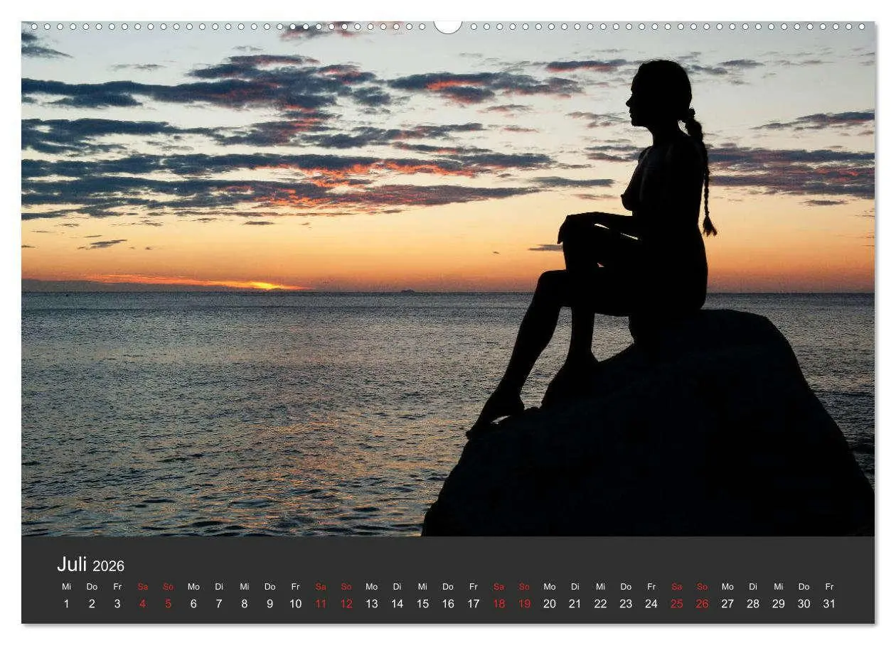 Bild: 9783457807781 | Aktfotografie am Meer (Wandkalender 2026 DIN A2 quer), CALVENDO...
