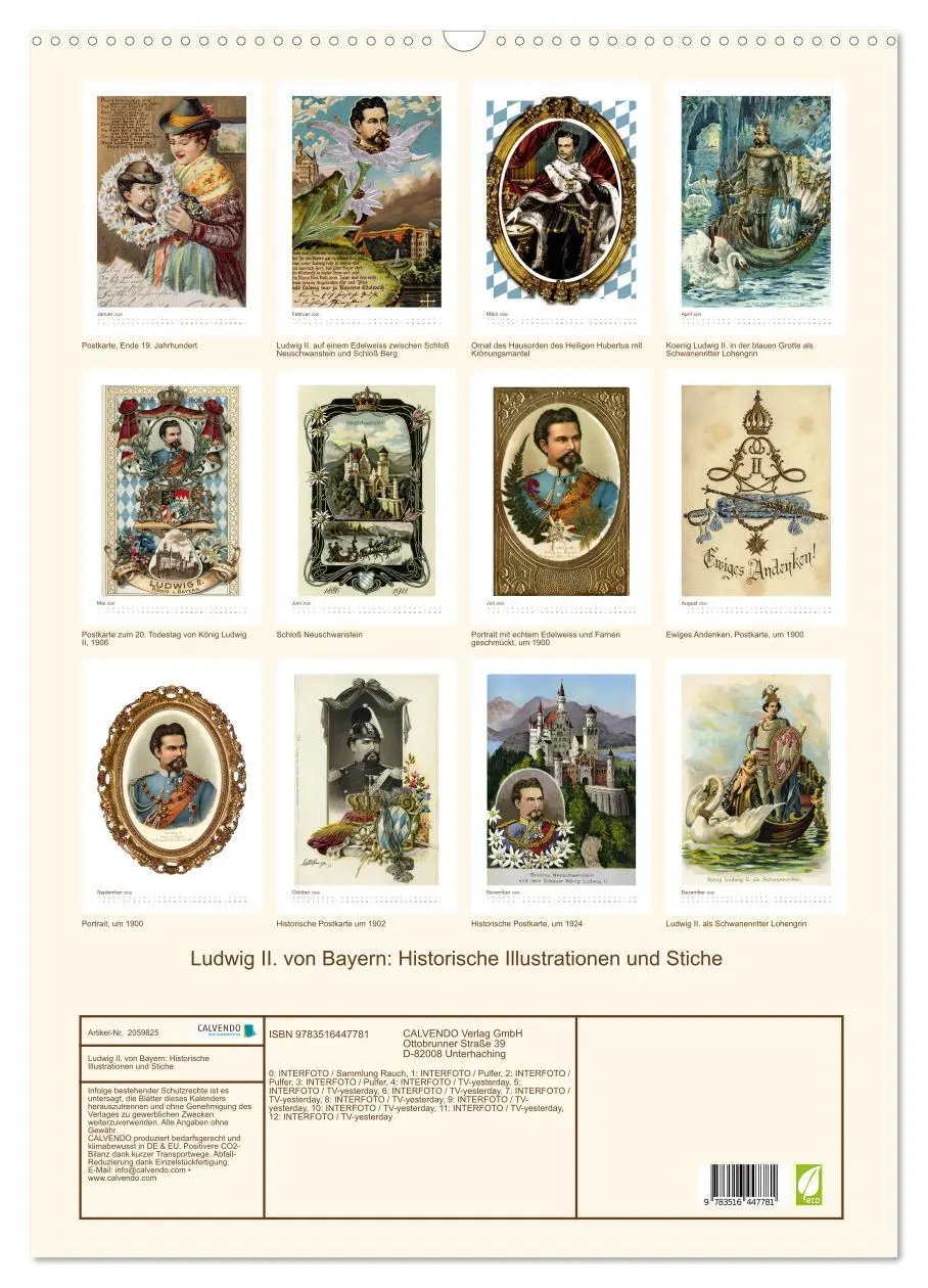 Bild: 9783516447781 | Ludwig II. von Bayern: Historische Illustrationen und Stiche...