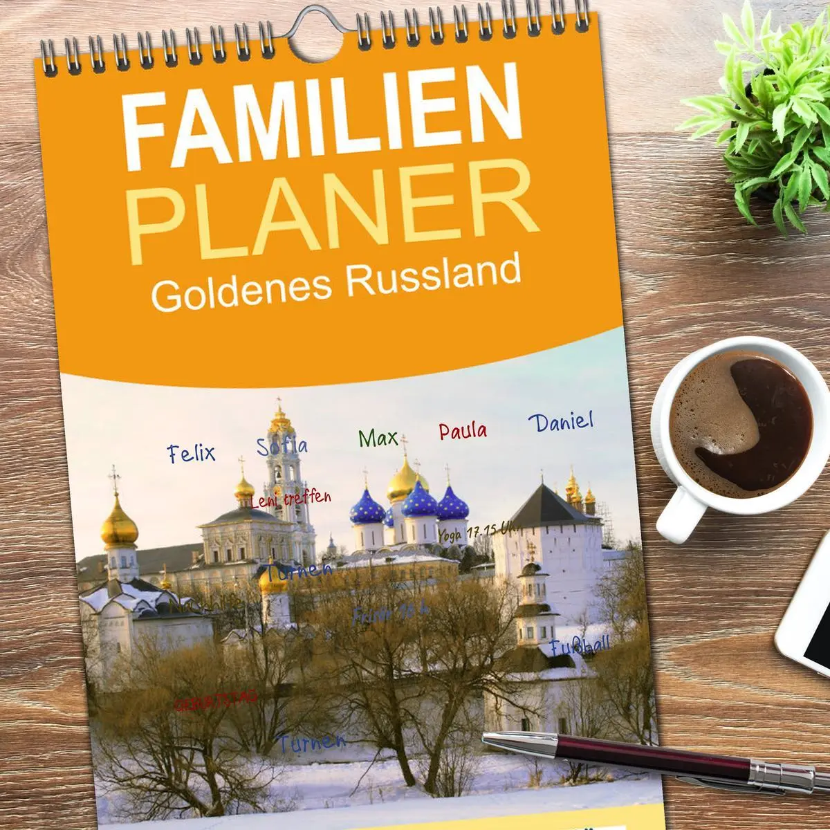 Bild: 9783516517781 | Familienplaner 2026 - Goldenes Russland mit 5 Spalten...