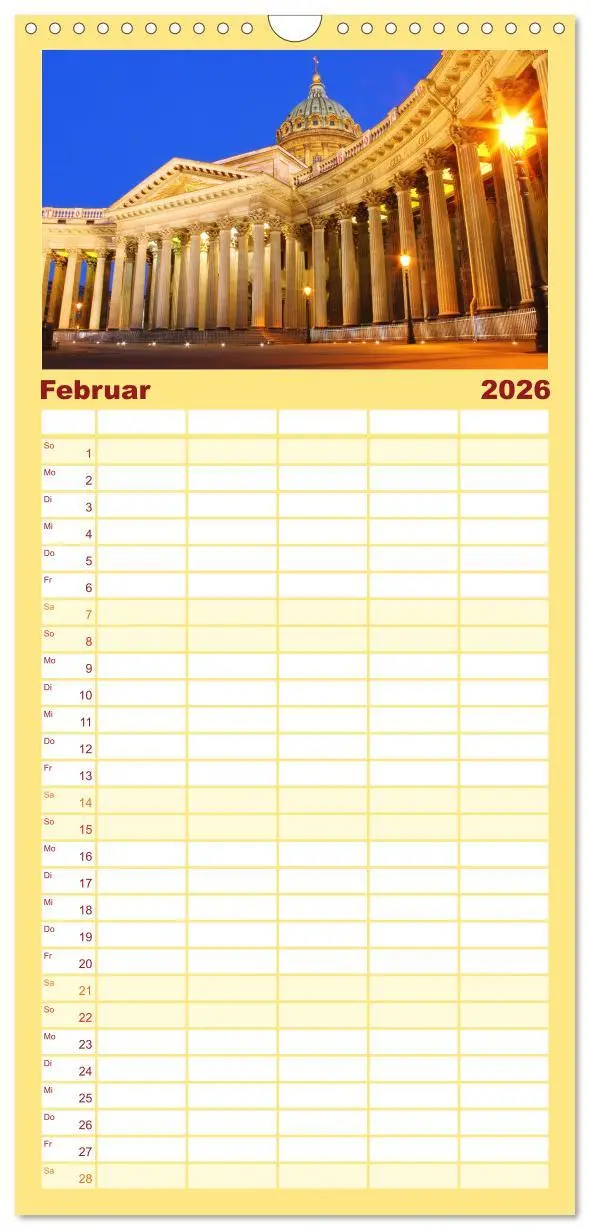 Bild: 9783516517781 | Familienplaner 2026 - Goldenes Russland mit 5 Spalten...