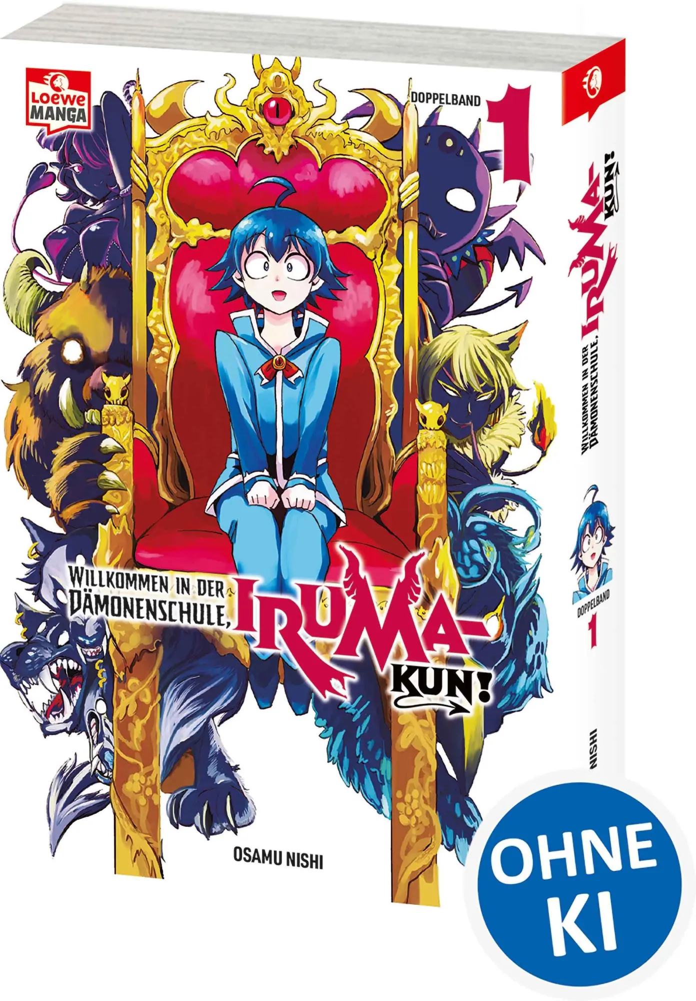 Cover: 9783743227781 | Willkommen in der Dämonenschule, Iruma-kun! 01 | Osamu Nishi | Buch