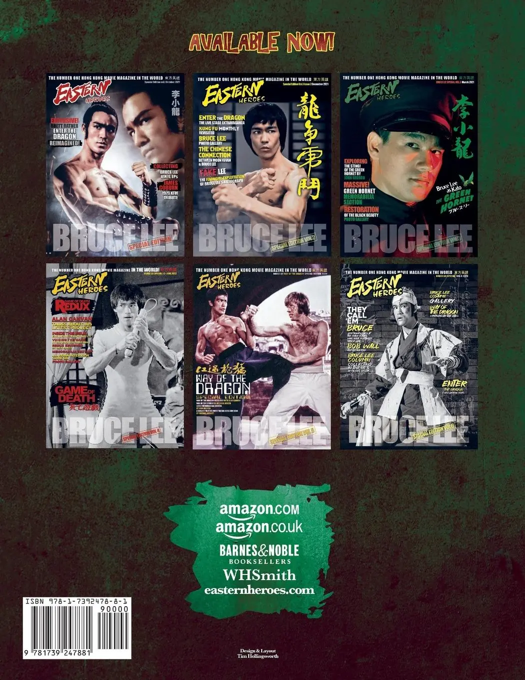 Rückseite: 9781739247881 | Bruce Lee Green Hornet Special Edition Volume 2 No 1 | Taschenbuch
