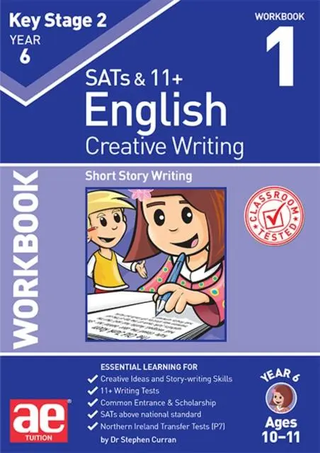 Cover: 9781910107881 | KS2 Creative Writing Year 6 Workbook 1 | Short Story Writing | Curran