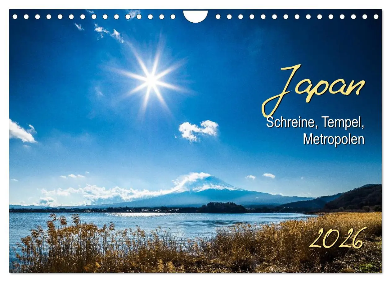 Cover: 9783516057881 | Japan - Schreine, Tempel, Metropolen (Wandkalender 2026 DIN A4...