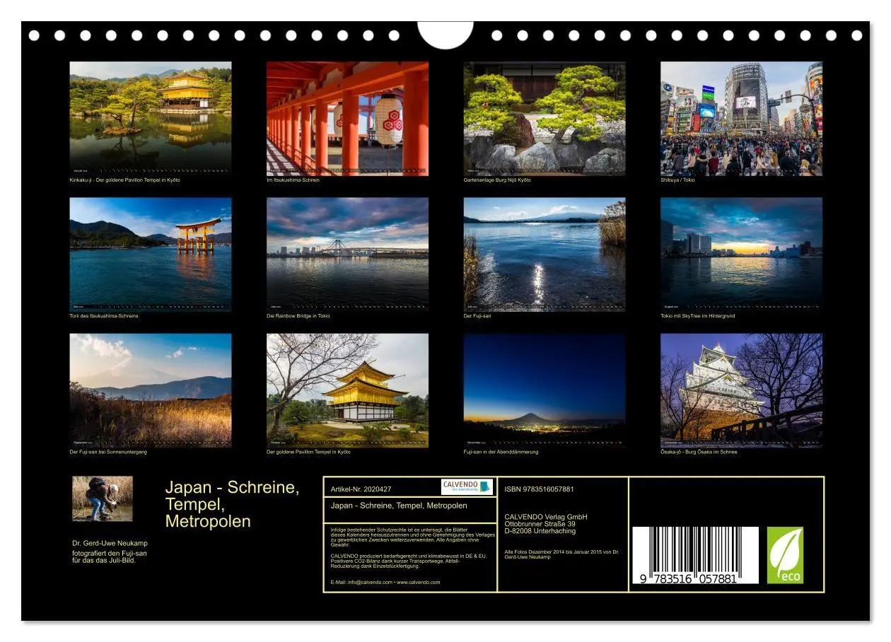 Bild: 9783516057881 | Japan - Schreine, Tempel, Metropolen (Wandkalender 2026 DIN A4...