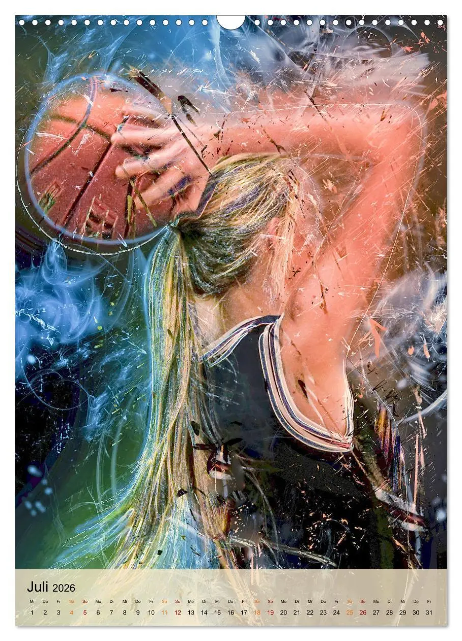 Bild: 9783516367881 | Basketball spektakulär (Wandkalender 2026 DIN A3 hoch), CALVENDO...
