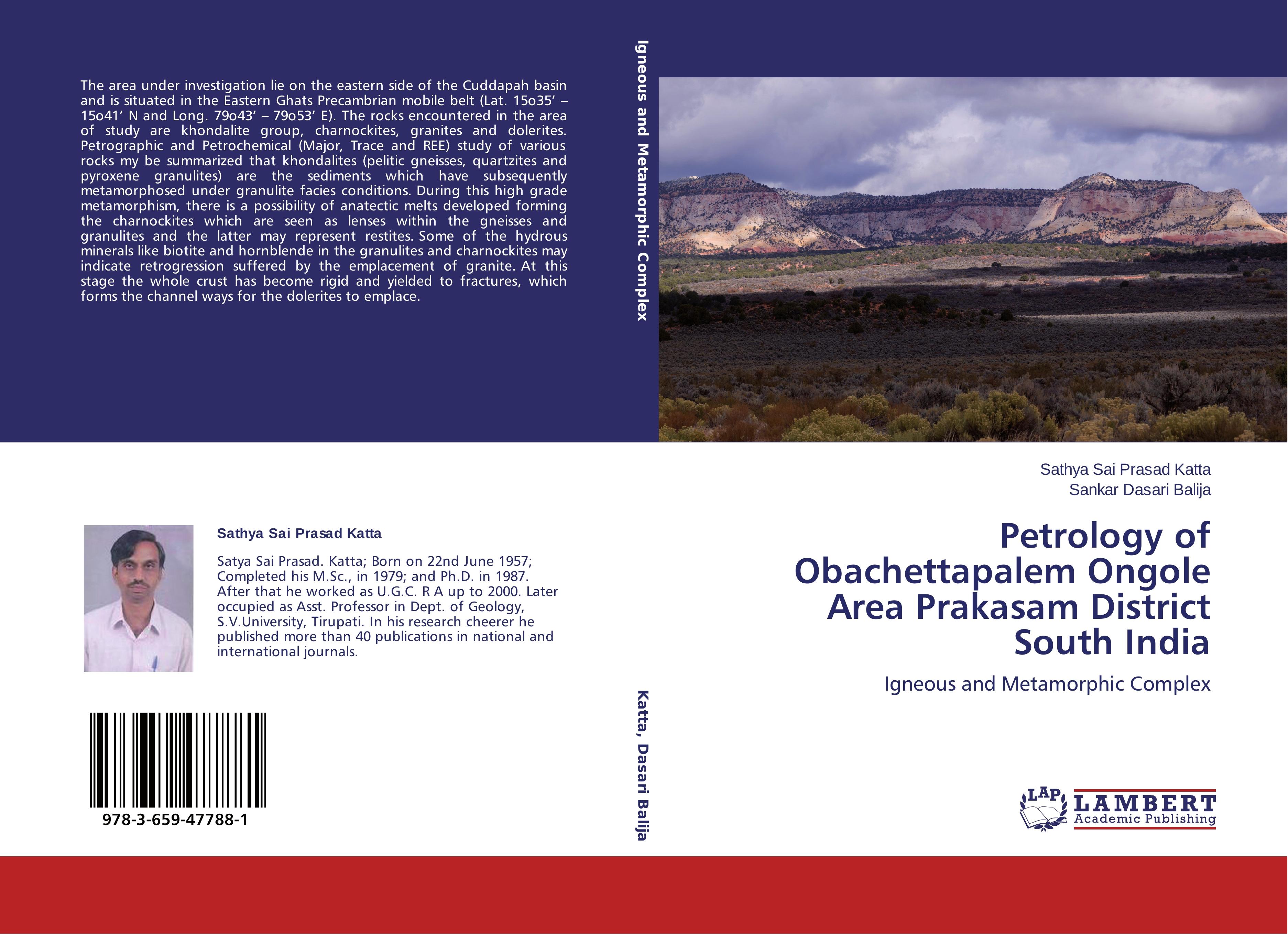 Petrology of Obachettapalem Ongole Area Prakasam District South India | Igneous and Metamorphic Complex | Sathya Sai Prasad Katta (u. a.) | Taschenbuch | Paperback | 120 S. | Englisch | 2013 - Katta, Sathya Sai Prasad