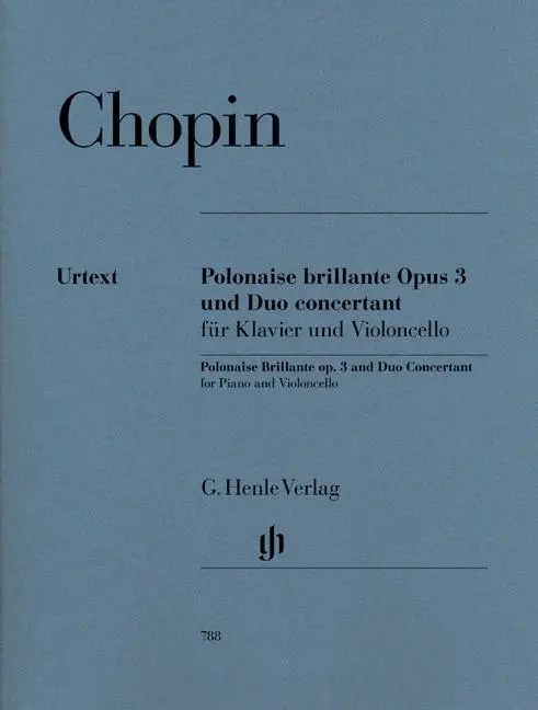 Cover: 9790201807881 | Polonaise Brilliante Op.3 / Duo Concertant | Frédéric Chopin | Buch