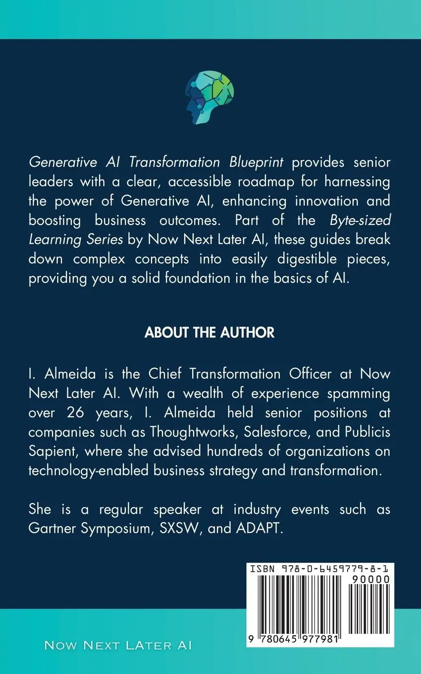 Rückseite: 9780645977981 | Generative AI Transformation Blueprint | I. Almeida | Taschenbuch