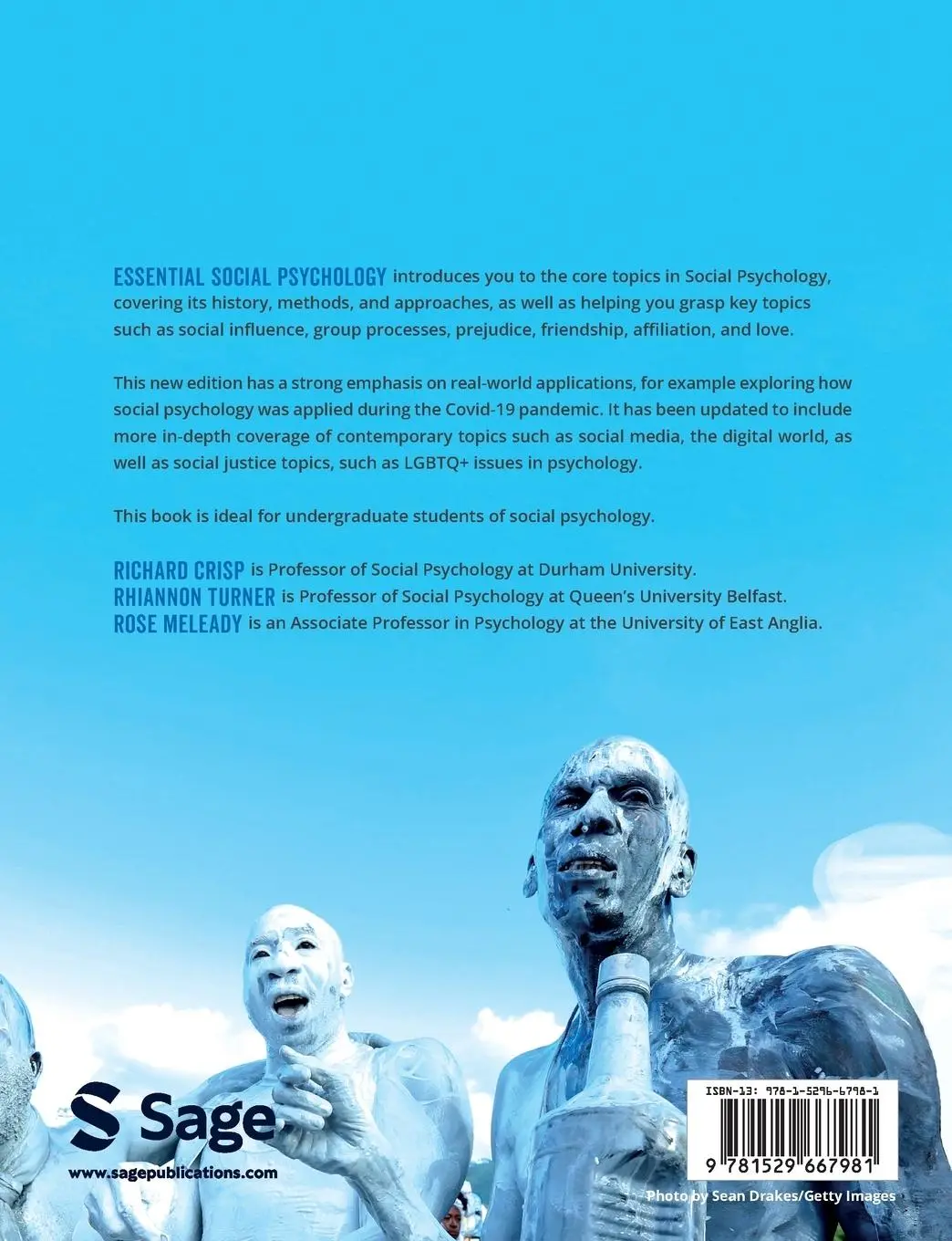 Rückseite: 9781529667981 | Essential Social Psychology | Richard J. J. Crisp (u. a.) | Buch