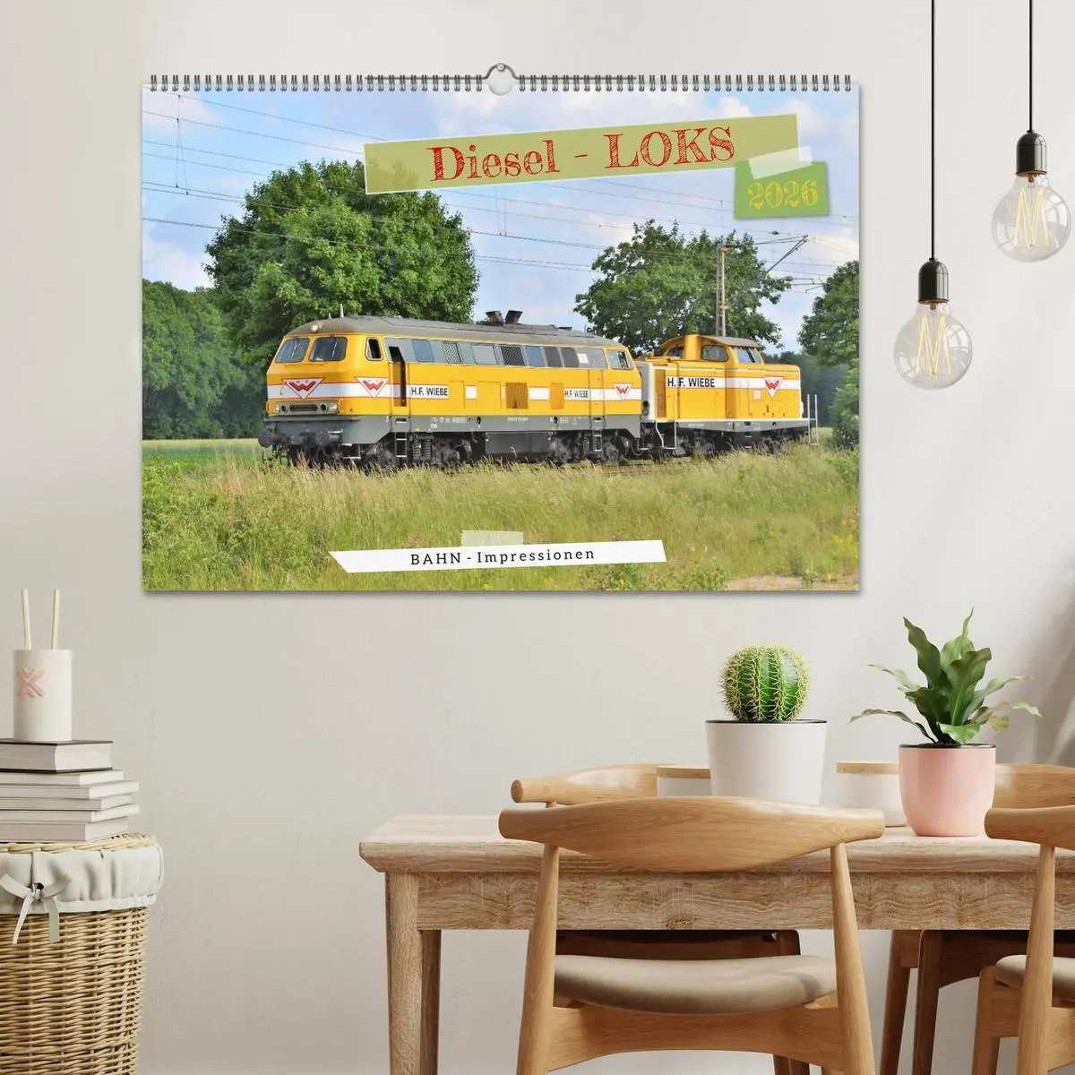 Bild: 9783457577981 | Diesel-Loks (Wandkalender 2026 DIN A2 quer), CALVENDO Monatskalender