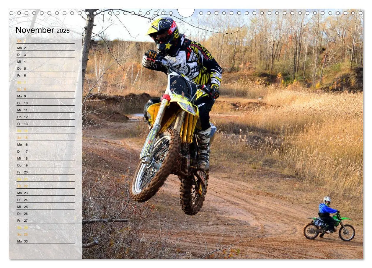 Bild: 9783457887981 | Motocross - tollkühne Kerle (Wandkalender 2026 DIN A3 quer),...