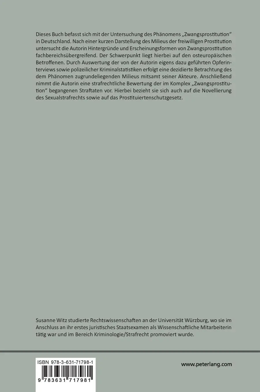 Rückseite: 9783631717981 | Importware Frau | Susanne Witz | Buch | Gebunden | Deutsch | 2017