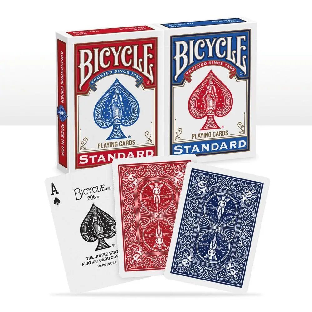 Cover: 73854608081 | Bicycle Gold Standard 2-Pack Red &amp; Blue | Company | Spiel | 2 Bde/Tle