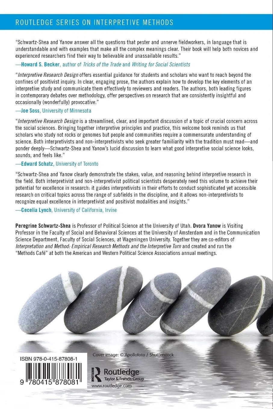 Rückseite: 9780415878081 | Interpretive Research Design | Concepts and Processes | Taschenbuch