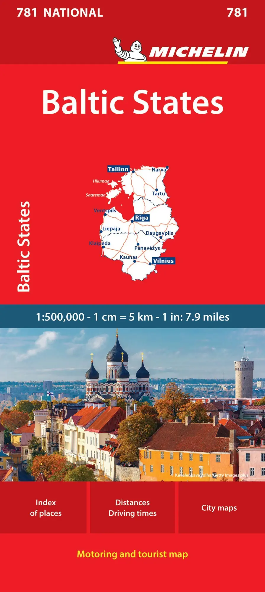 Cover: 9782067268081 | Baltic States - Michelin National Map 781 | Michelin | (Land-)Karte