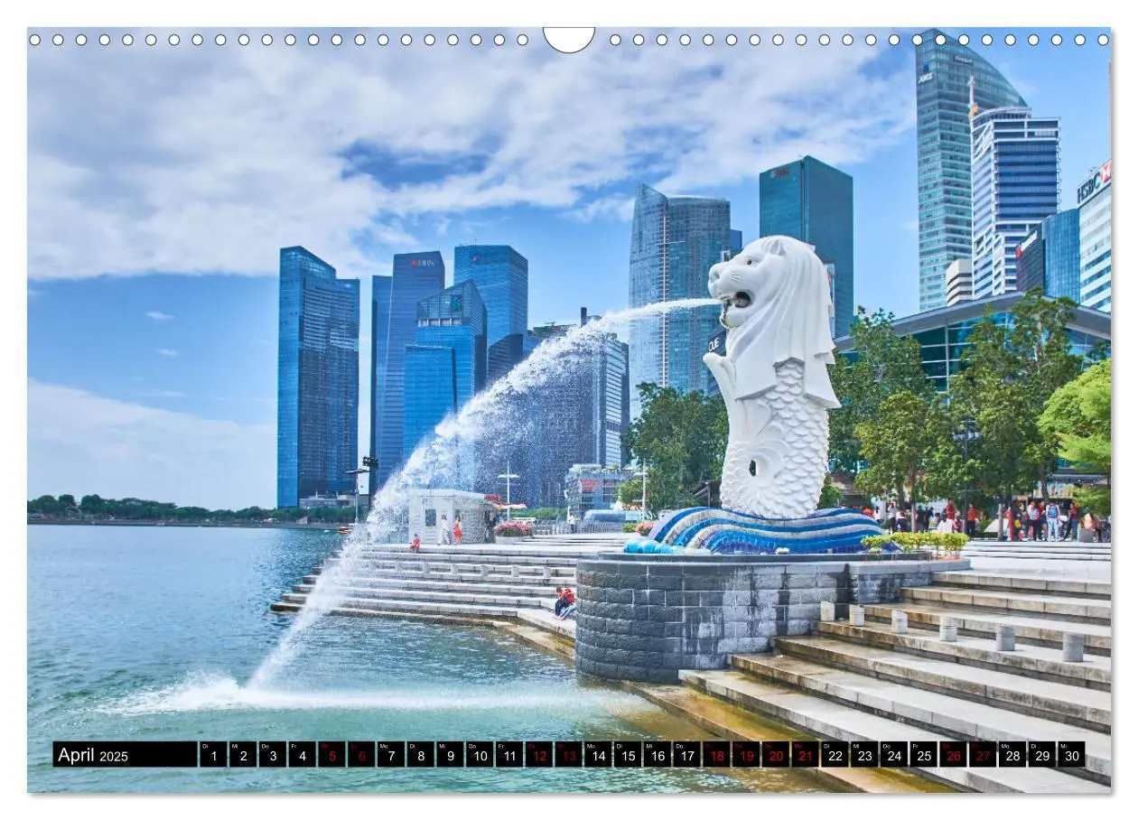 Bild: 9783435068081 | Singapur - Tradition trifft Moderne (Wandkalender 2025 DIN A3...
