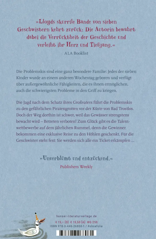 Bild: 9783446268081 | Die unzertrennlichen Sieben - Rummel in Bad Trostlos | Natalie Lloyd