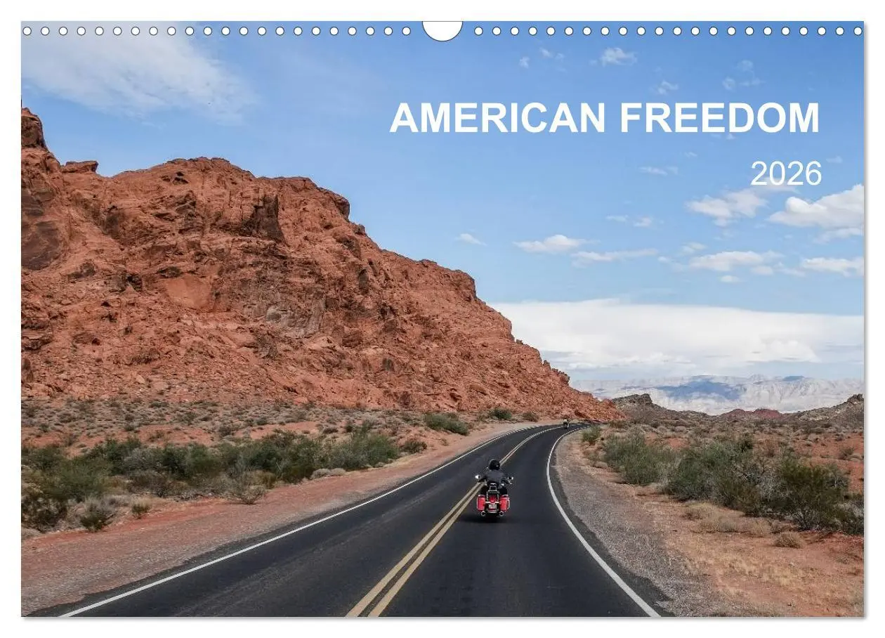 Cover: 9783516178081 | American Freedom (Wandkalender 2026 DIN A3 quer), CALVENDO...