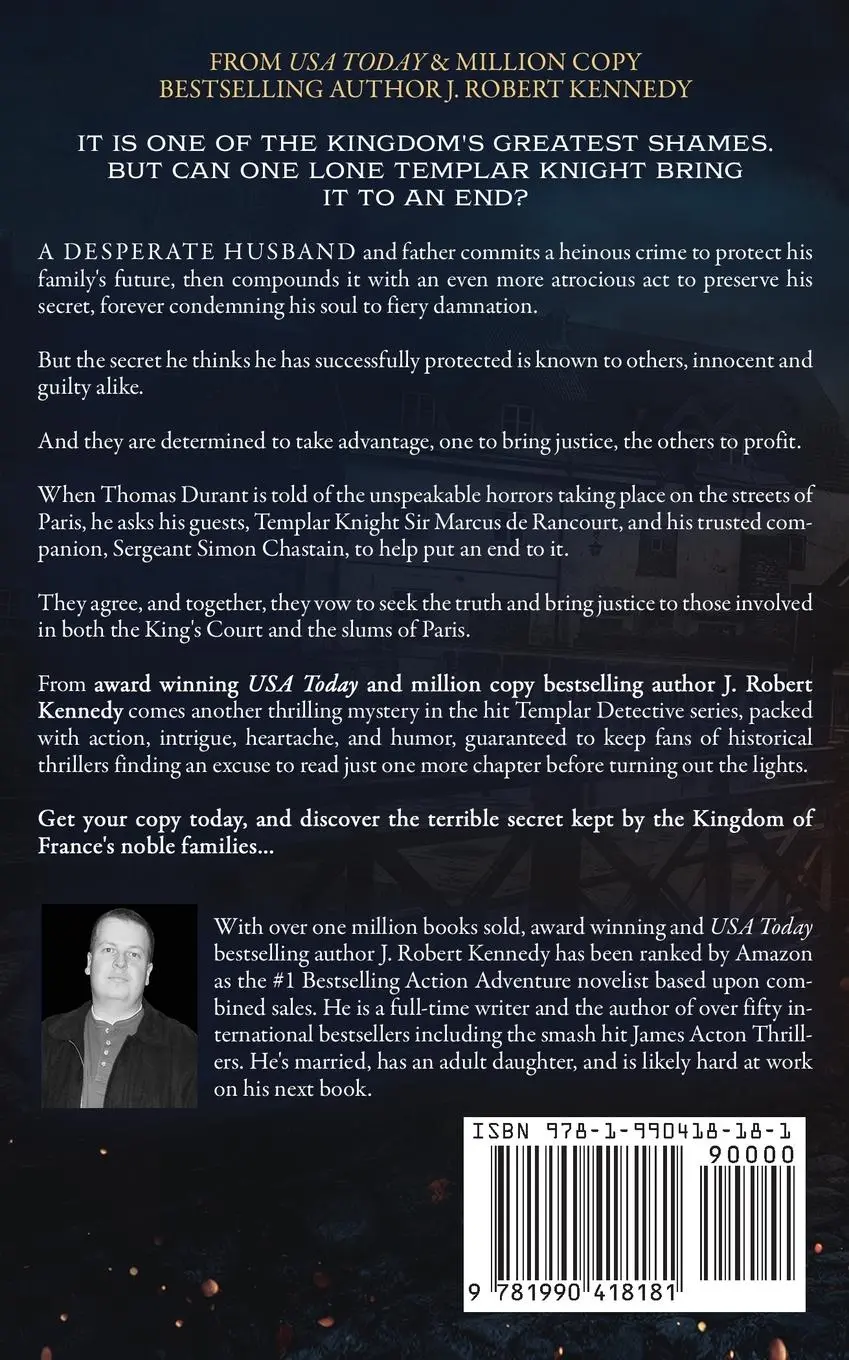 Rückseite: 9781990418181 | The Templar Detective and the Lost Children | J. Robert Kennedy | Buch