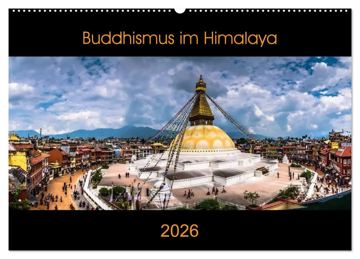 Cover: 9783516098181 | Buddhismus im Himalaya (Wandkalender 2026 DIN A2 quer), CALVENDO...