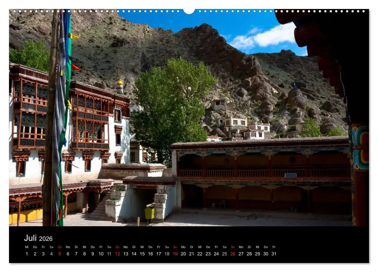 Bild: 9783516098181 | Buddhismus im Himalaya (Wandkalender 2026 DIN A2 quer), CALVENDO...